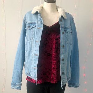 Sherpa Lined Denim Jacket
